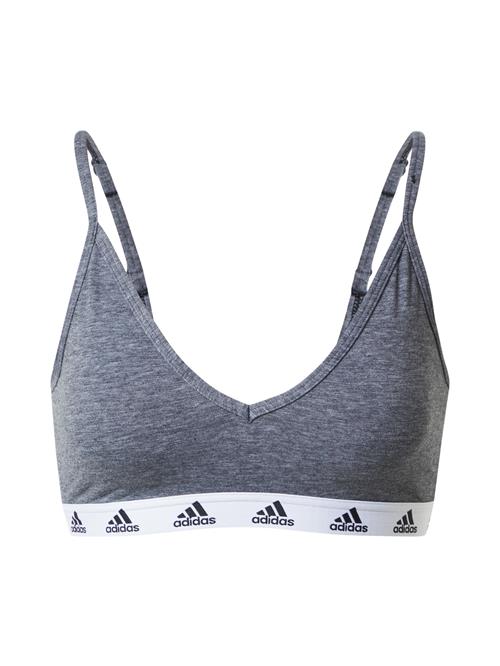 Se ADIDAS SPORTSWEAR Sports-BH 'Purebare Light-Support'  grå / hvid ved About You