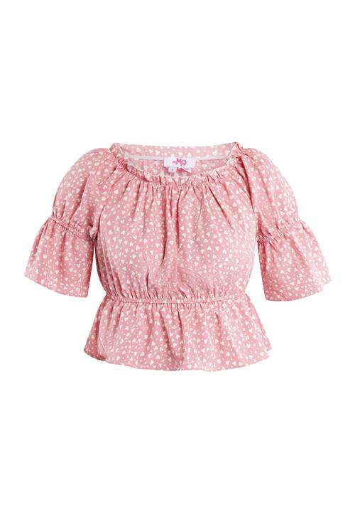 MYMO Bluse  lys pink / hvid