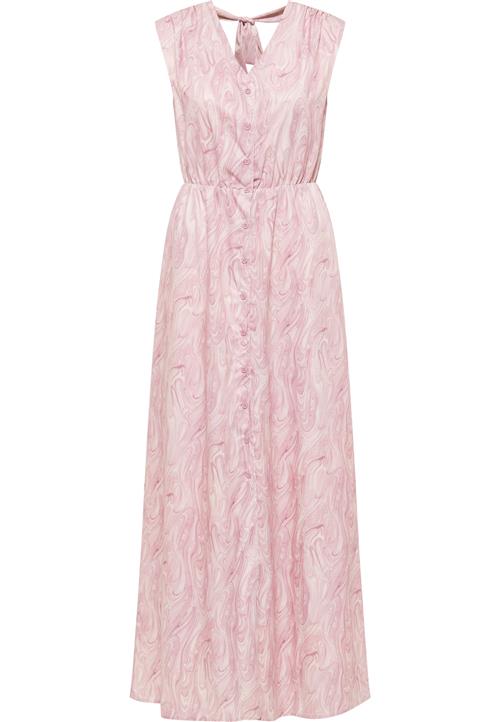 faina Blusekjole  lys pink / hvid