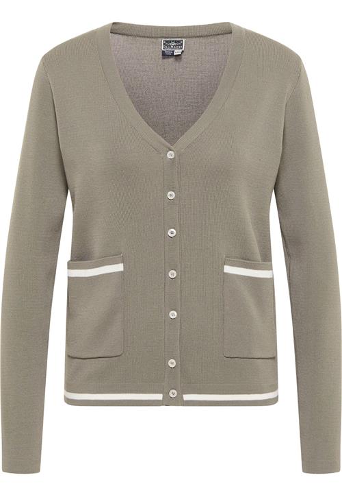 Se DreiMaster Maritim Cardigan  røggrå / sort / hvid ved About You