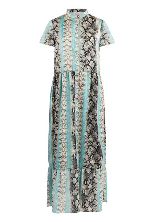 IZIA Sommerkjole  creme / turkis / grå / sort