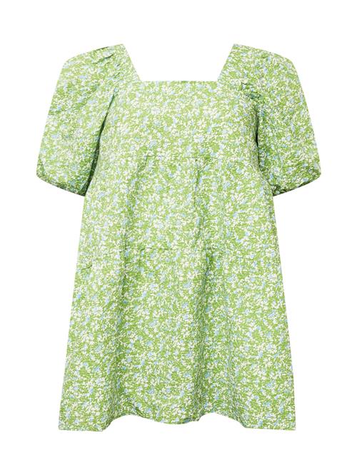 Nasty Gal Plus Sommerkjole  lyseblå / lysegrøn / hvid