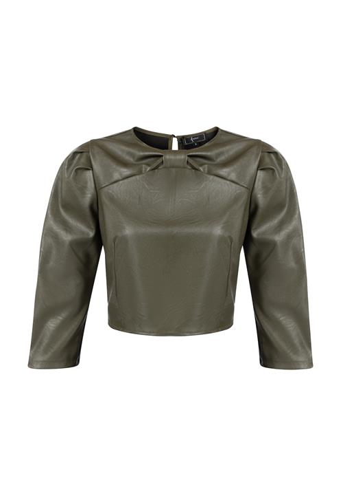 faina Bluse  mørkegrøn