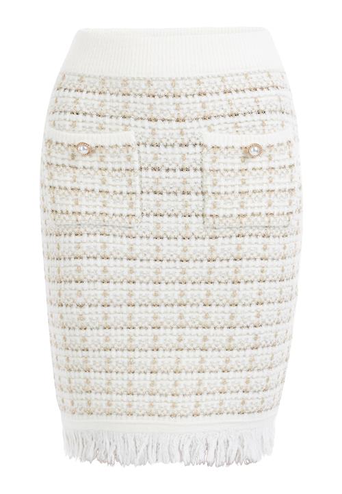 faina Nederdel  guld / sort / hvid