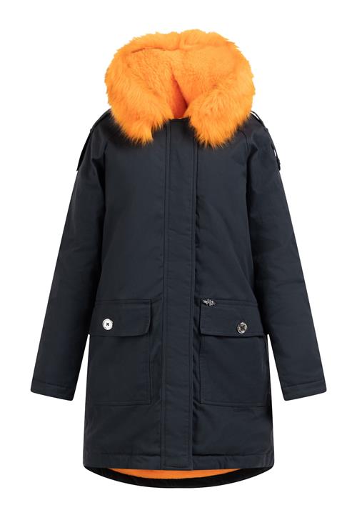 MYMO Vinterparka  marin / orange