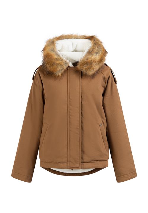 DreiMaster Vintage Vinterjakke  cognac / hvid