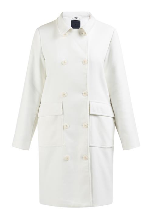 DreiMaster Klassik Overgangsfrakke  uldhvid