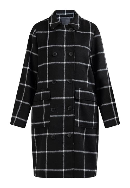 DreiMaster Klassik Overgangsfrakke  sort / hvid