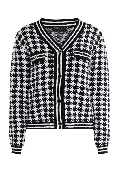 faina Cardigan  sort / hvid