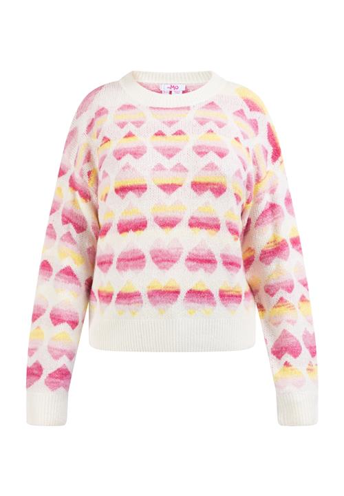 MYMO Pullover 'Blonda'  gul / lyserød / magenta / æggeskal