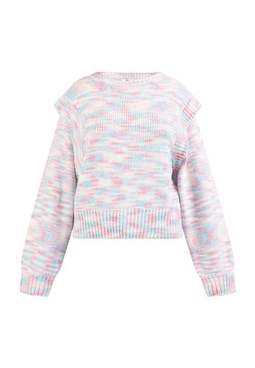 MYMO Pullover  jade / pink / hvid