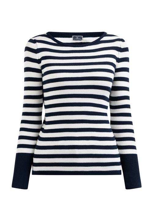 DreiMaster Maritim Pullover  navy / uldhvid
