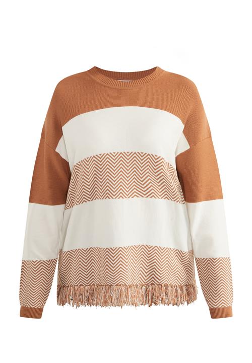 usha FESTIVAL Pullover 'Carnea'  creme / okker