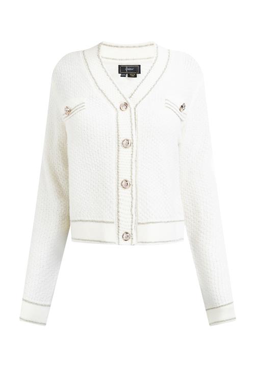 faina Cardigan  guld / uldhvid