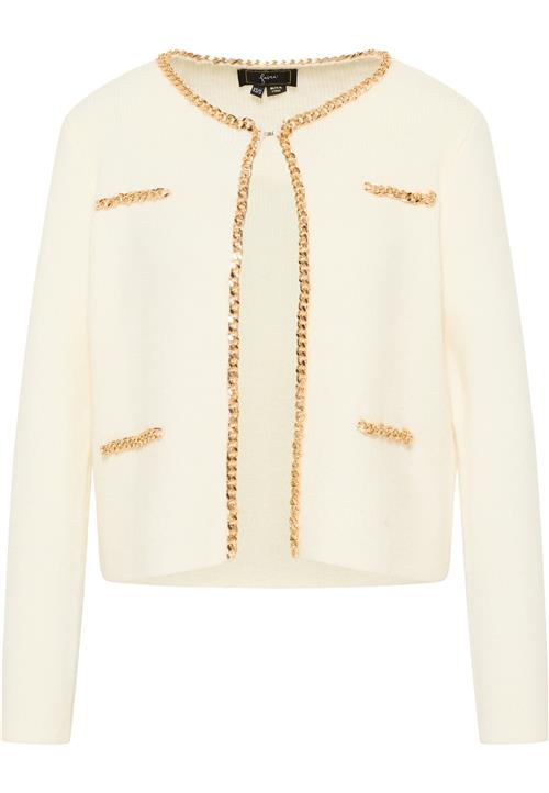 faina Cardigan  creme / guld