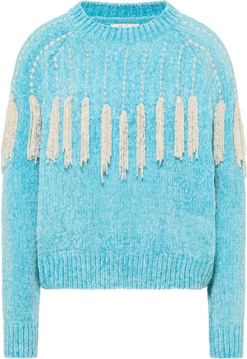 IZIA Pullover  lyseblå / hvid