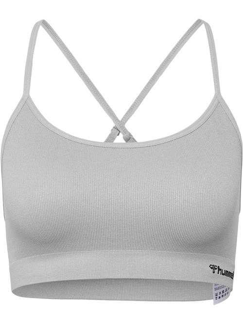 Hummel Sports-BH 'Juno'  lysegrå / sort