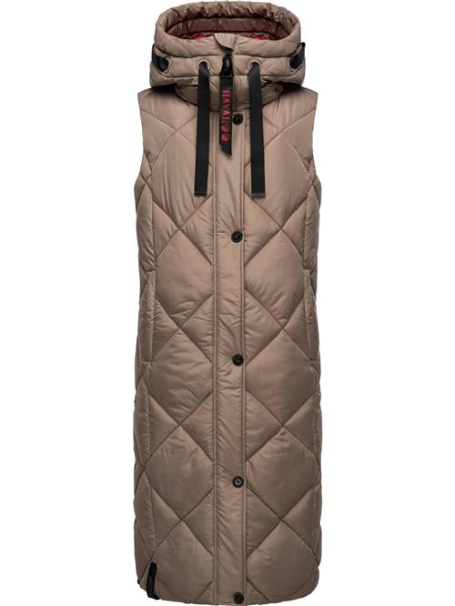 Se NAVAHOO Vest 'Schnuckel'  lysebrun / grenadine / sort ved About You