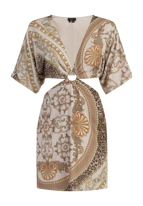 faina Kjole  ecru / karamel / mokka / lysebrun