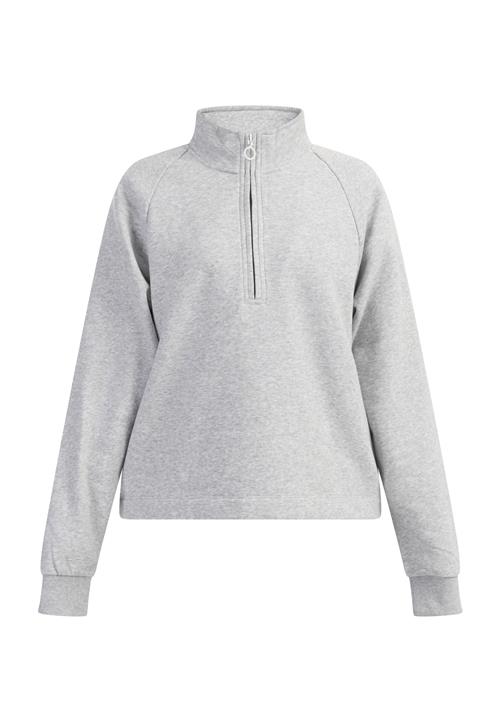 DreiMaster Maritim Sweatshirt  grå-meleret / hvid