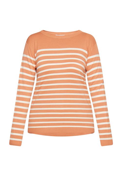 usha BLUE LABEL Pullover  mandarin / hvid