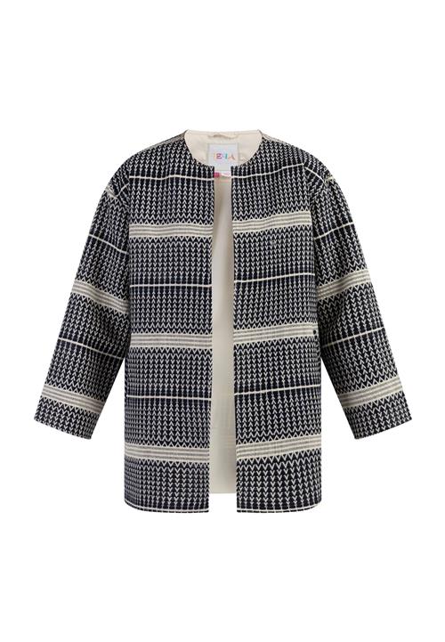 IZIA Cardigan  creme / natblå