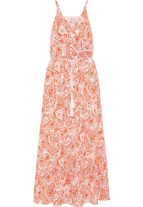 IZIA Sommerkjole  grenadine / naturhvid