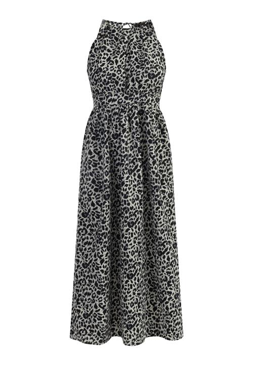 faina Kjole  grå / lysegrå / sort