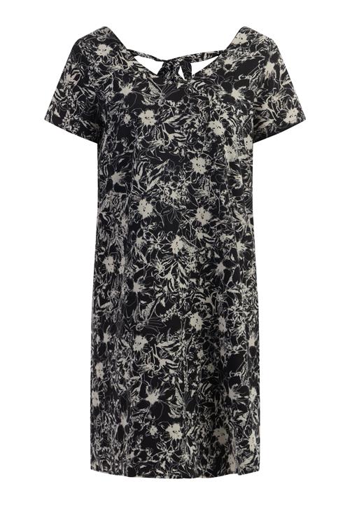 Usha Sommerkjole  lysegrå / sort