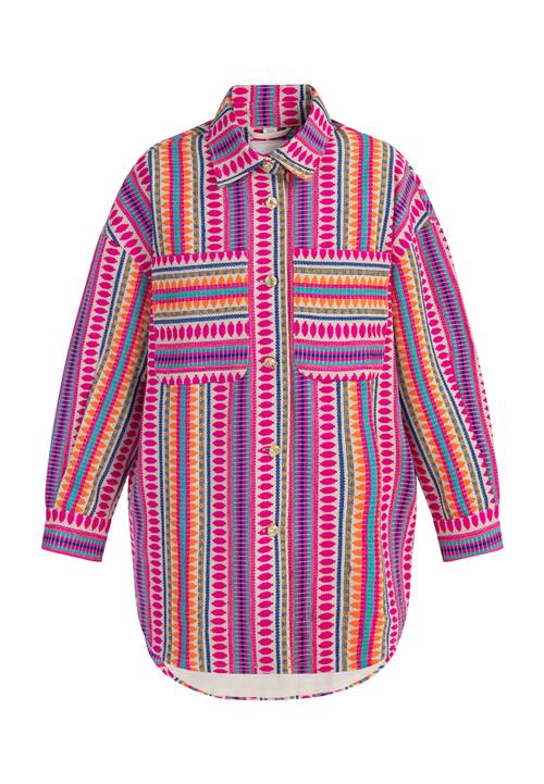 IZIA Overgangsjakke  blandingsfarvet / pink