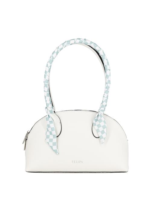 FELIPA Skuldertaske  lyseblå / hvid