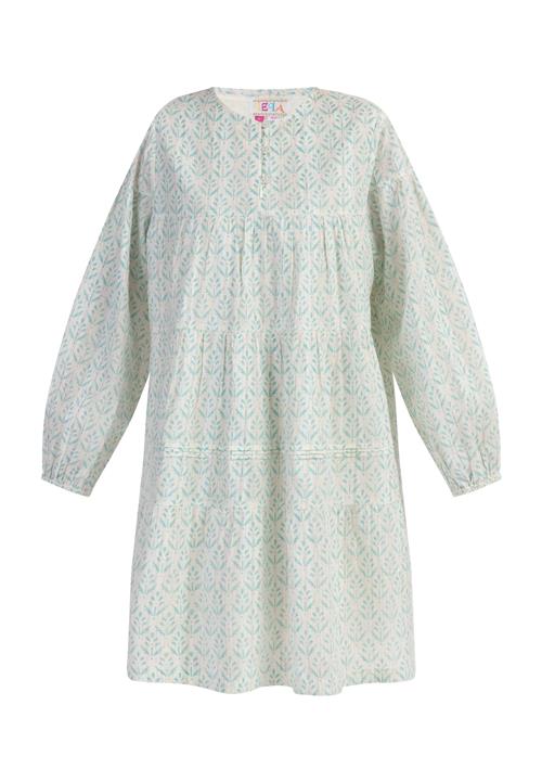IZIA Kjole  turkis / hvid