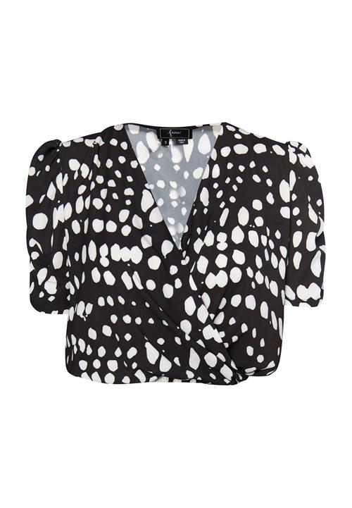faina Bluse  sort / hvid