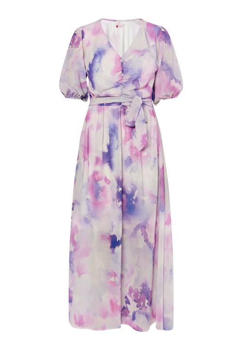 IZIA Kjole  lyseblå / orkidee / mørkelilla / hvid