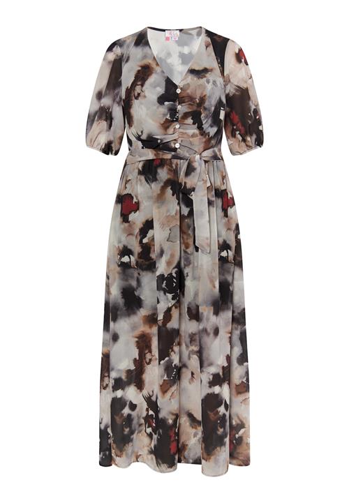 IZIA Kjole  blandingsfarvet / sort