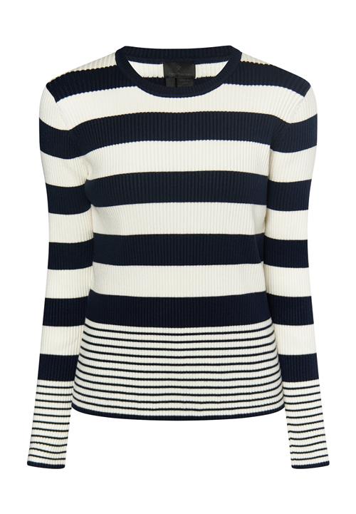 DreiMaster Klassik Pullover  marin / uldhvid