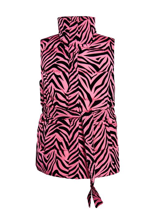faina Vest  pink / sort