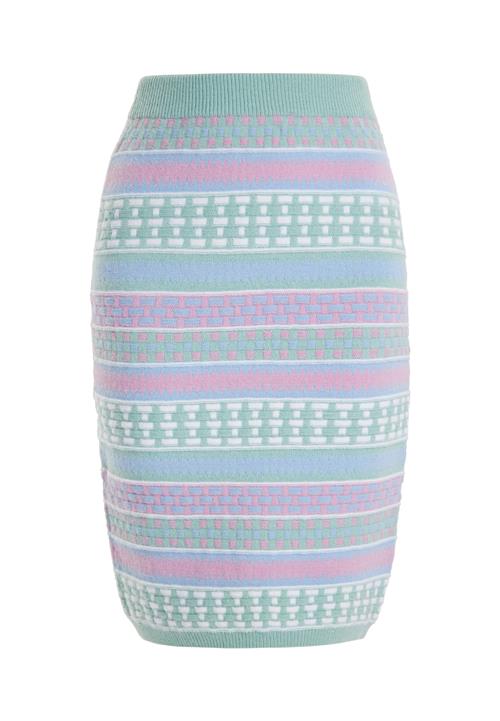 IZIA Nederdel  blå / mint / pink / hvid