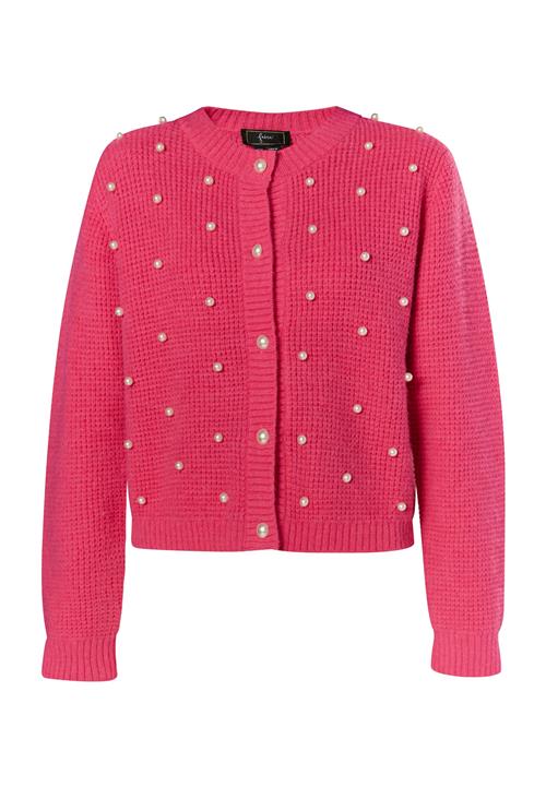 faina Cardigan  pink / perlehvid