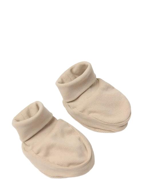 Footies Rib Newborn Lindex Beige