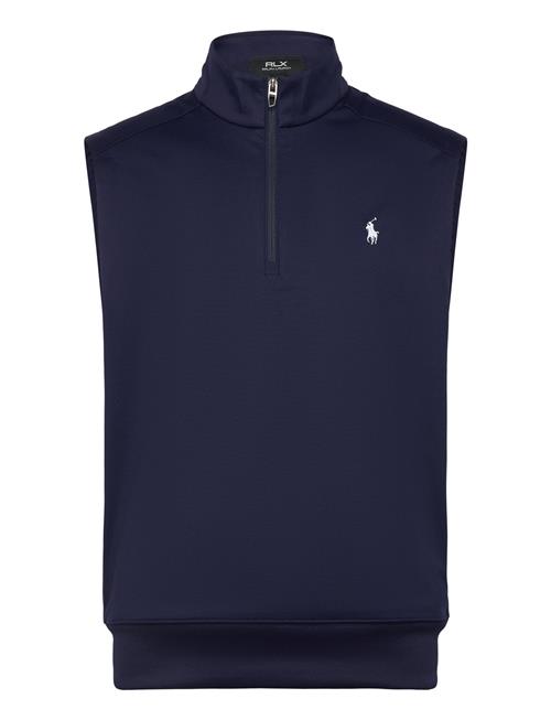 Stretch Jersey Quarter-Zip Vest Ralph Lauren Golf Navy