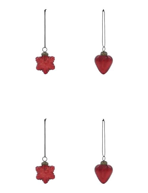 Julepynt, Hdheart And Star, Rød House Doctor Red