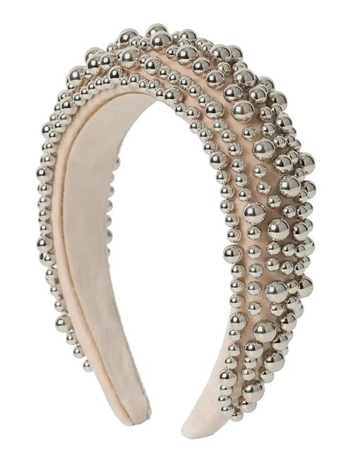Day Beaded Chrome Hair Band DAY ET Beige