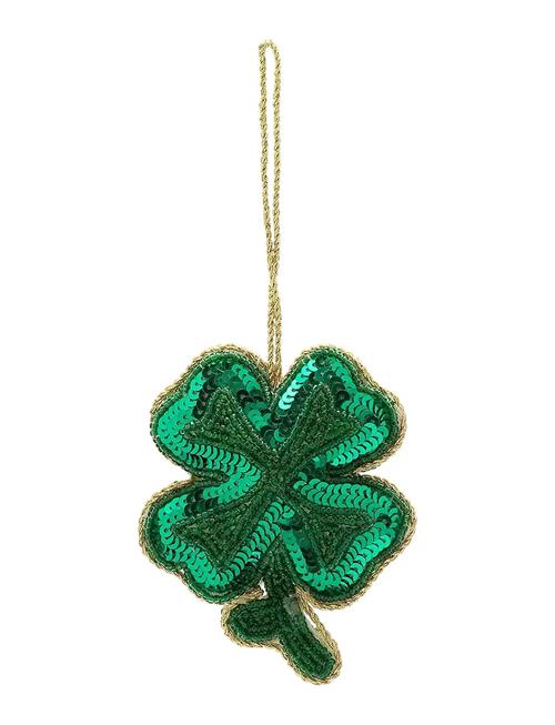 Shamrock Ornament Anna + Nina Green