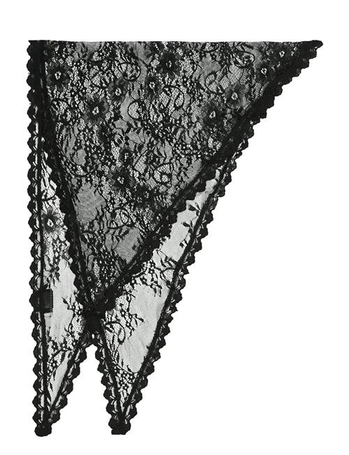 Vialiva Lace Scarf Vila Black