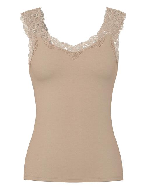 Pcbarbera Lace Top Noos Bc Pieces Brown