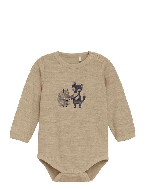 Body Ls, Solid W. Print CeLaVi Beige