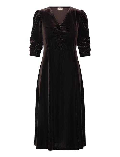 Kali Dress Jumperfabriken Brown