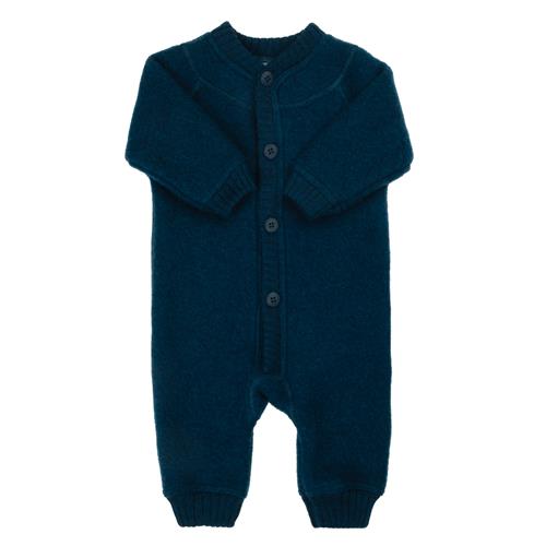 Joha Jumpsuit I Blød Uld Dark Turquoise  Dark Turquoise-100 cm  Blå  100 cm  unisex