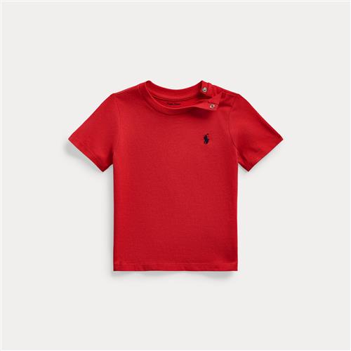 Ralph Lauren T-shirt Med Rund Hals Red  Red 70-74cm  Rød  70-74 cm  mand